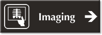 Imaging Engraved Sign Xray Report Right Arrow Symbol