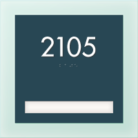 1 Slot Patient Room Sign