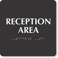 ADA TactileTouch™ Sign with Braille