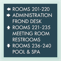 Directional Sign