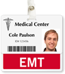 EMT Badge Buddy For Horizontal ID Cards