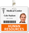 Human Resources Badge Buddy For Horizontal Id Cards