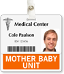 Mother Baby Unit Horizontal Id Cards Badge Buddy