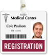 Registration Badge Buddy For Horizontal Id Cards