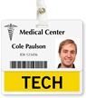 Tech Badge Buddy For Horizontal ID Cards
