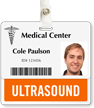 Ultrasound Badge Buddy For Horizontal Id Cards