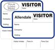 Personalized Small 1-Day Visitor Pass, Design #813