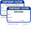 Personalized 1-Day Temporary Visitor Pass