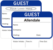 Guest Time Expiring Badge - Fill in your own Name, Company Name, Visiting, Date and Choose Color