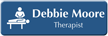 Create Therapist LaserLogo Medical Name Badge