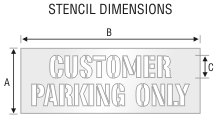 Stencil ST 0193