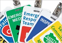 Personalized photo ID badges